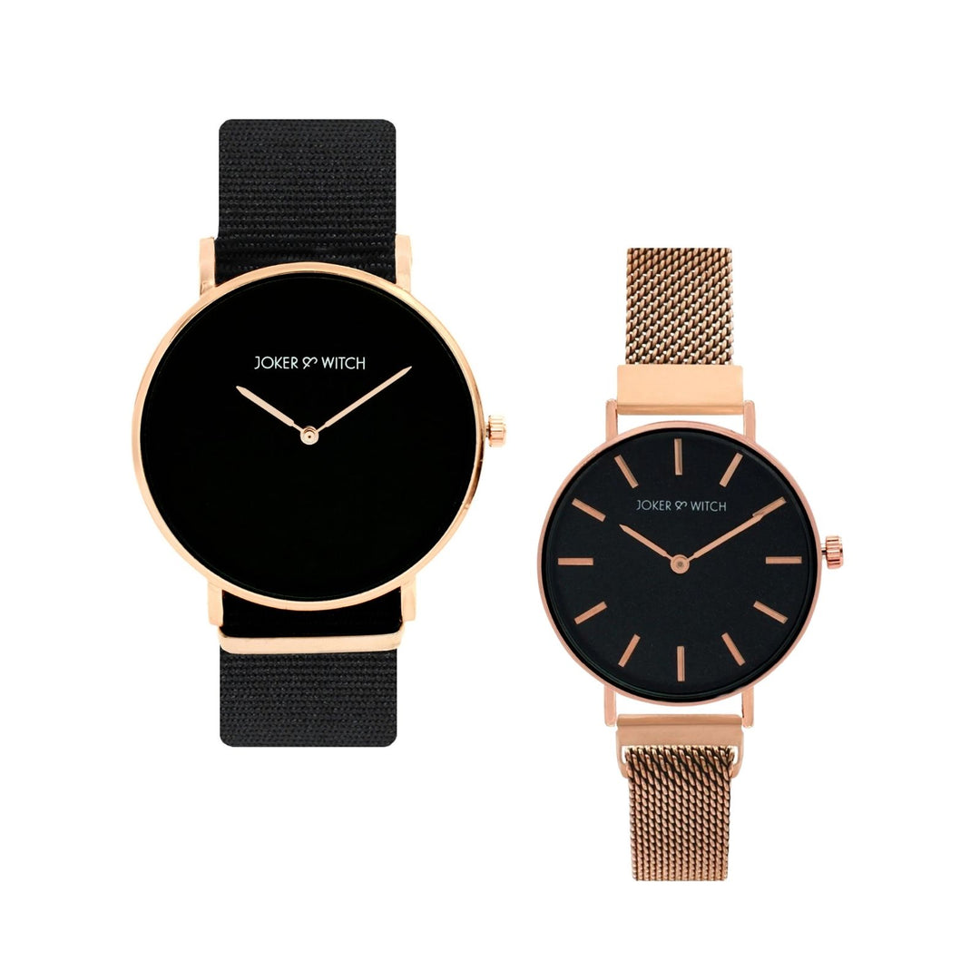 Orange & Caramel Couple Watches
