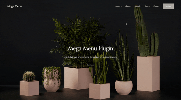 Mega Menu for Squarespace 7.1 plugin demo