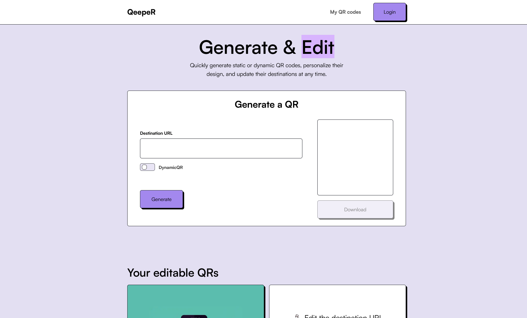QeepeR preview