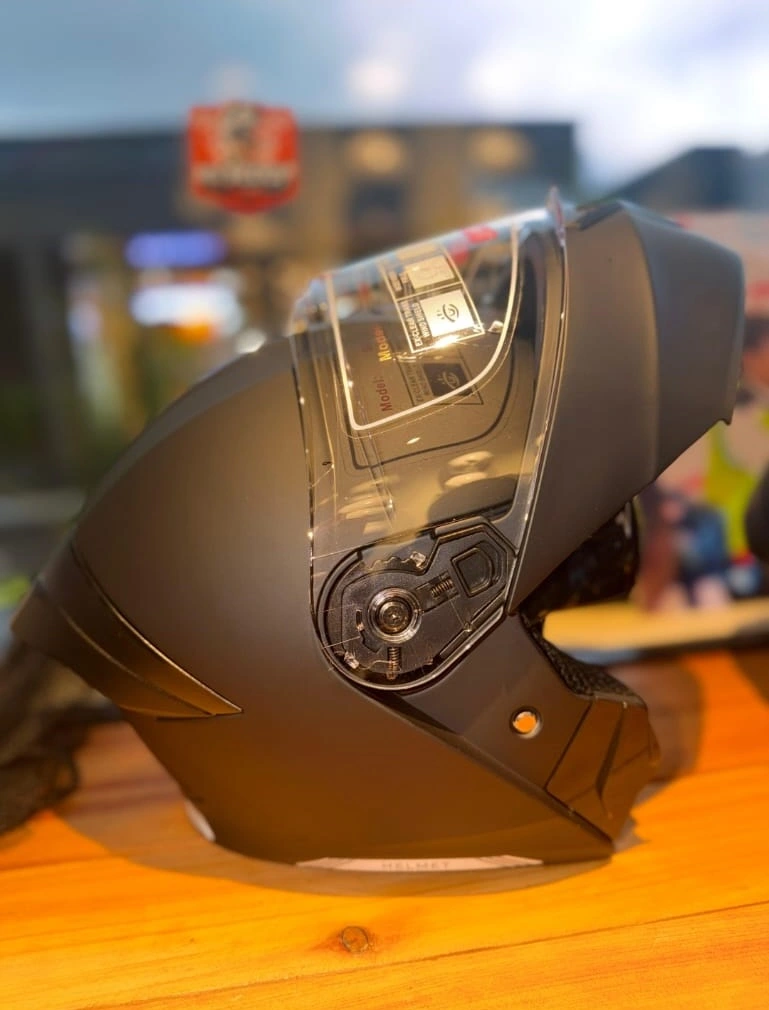 Tris Open Face Urban Helmet – Black