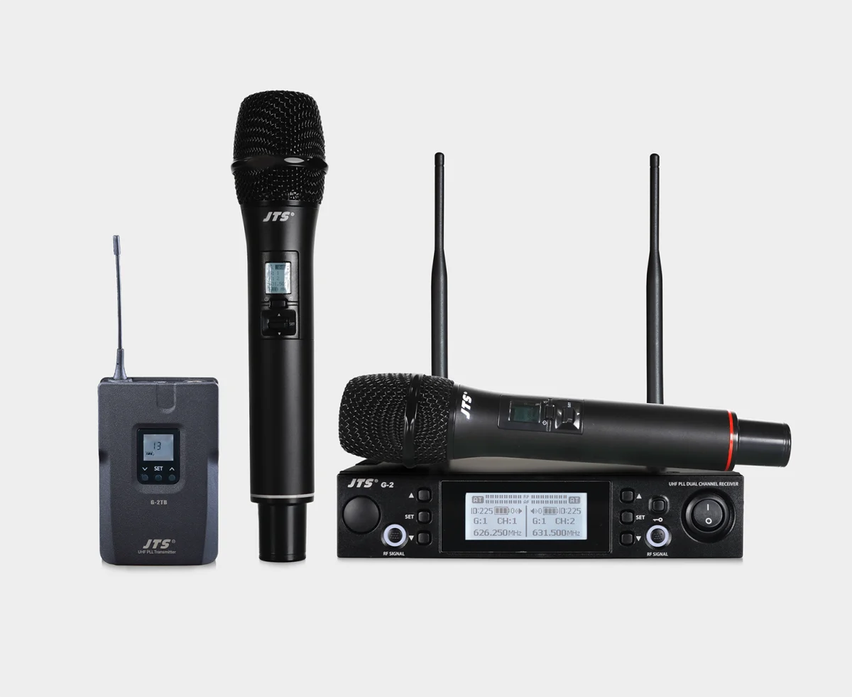 JTS Wireless Microphone RU-8012DB/RU-850LTH*2 (Dual Handle) thumbnail 2