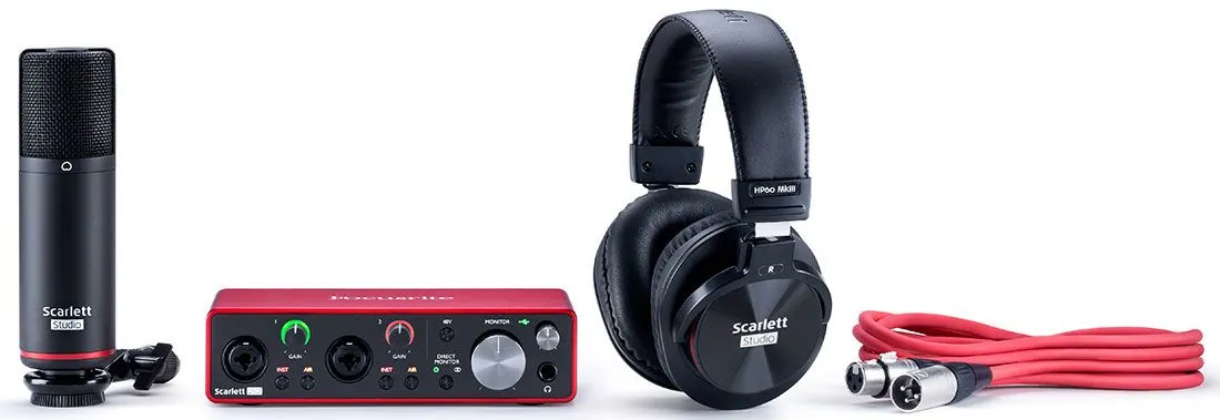 FOCUSRITE Scarlett 2i2 Studio (3rd Gen)