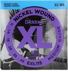 DADDARIO Electric Guitar String EXL 115(11/49)
