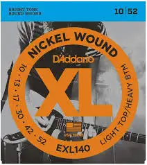 DADDARIO Electric Guitar String EXP 140(10/52)