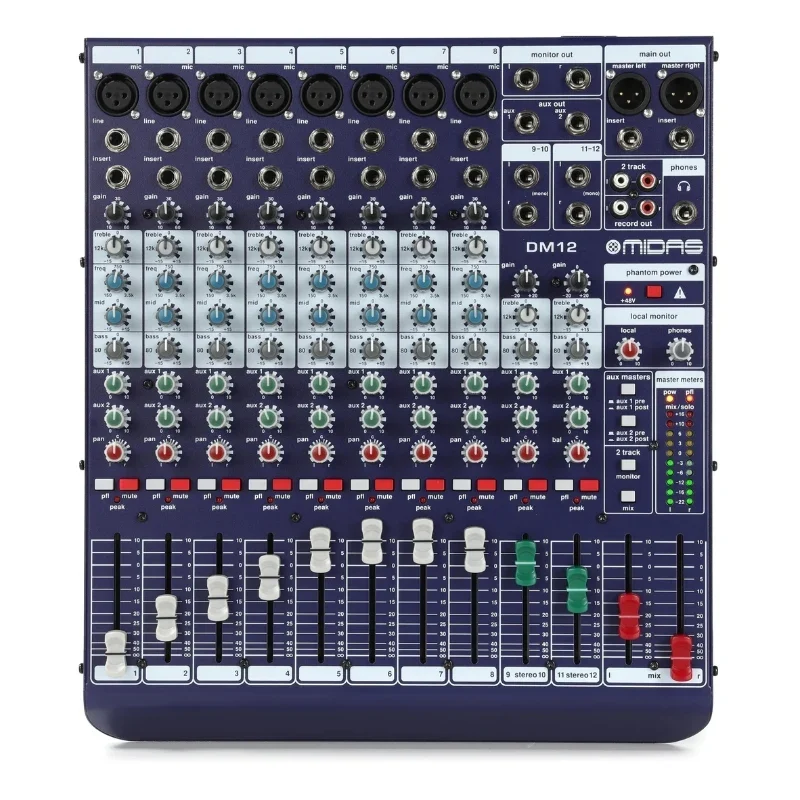 MIDAS Analog 12 channel Mixer DM 12