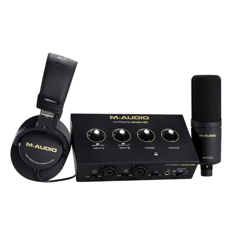 M AUDIO Soundcard M Track Duo HD Pack