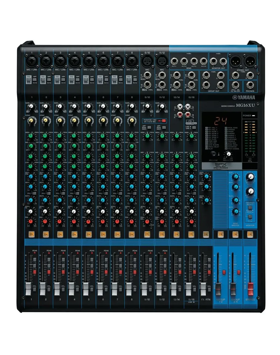 YAMAHA Analog Mixer Console MG 16 XU (C)