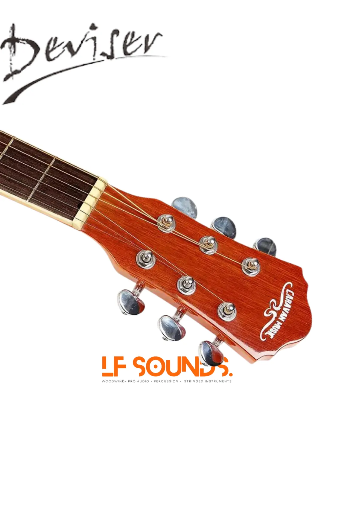 CARAVAN MUSIC Acoustic Guitar HS 4020 BK thumbnail 2