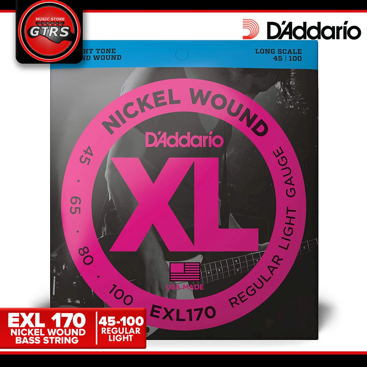DADDARIO Electric Bass String EXL 170-5(45/130) thumbnail 5
