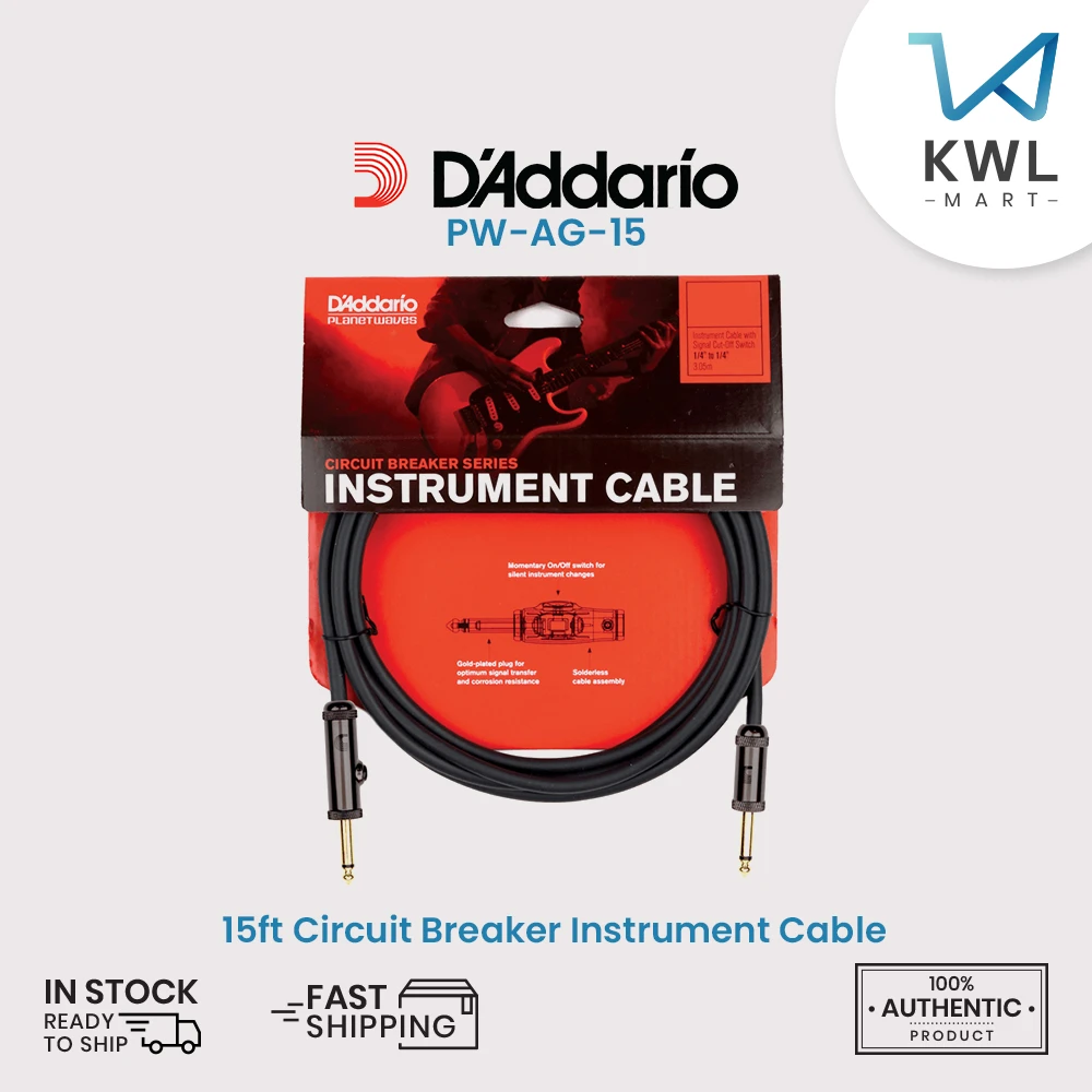 DADDARIO Instrument Cable PW G 15 thumbnail 3