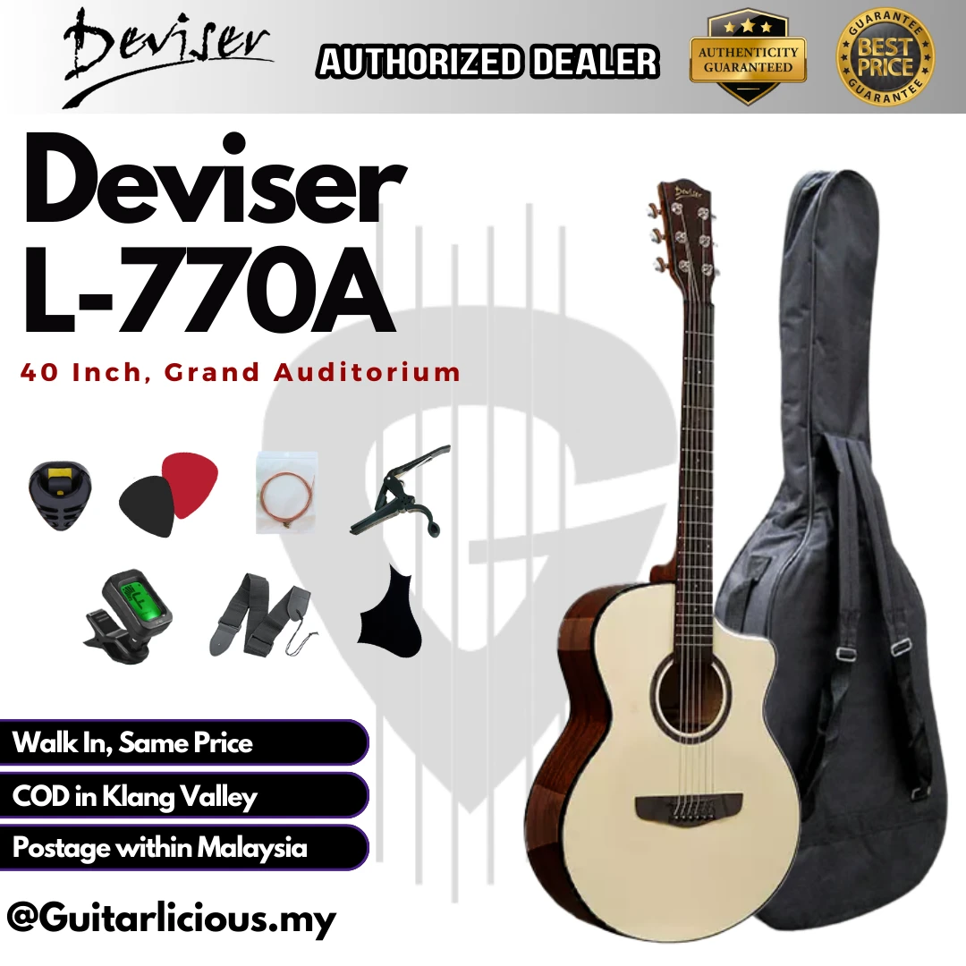 DEVISER Acoustic Guitar L 770A