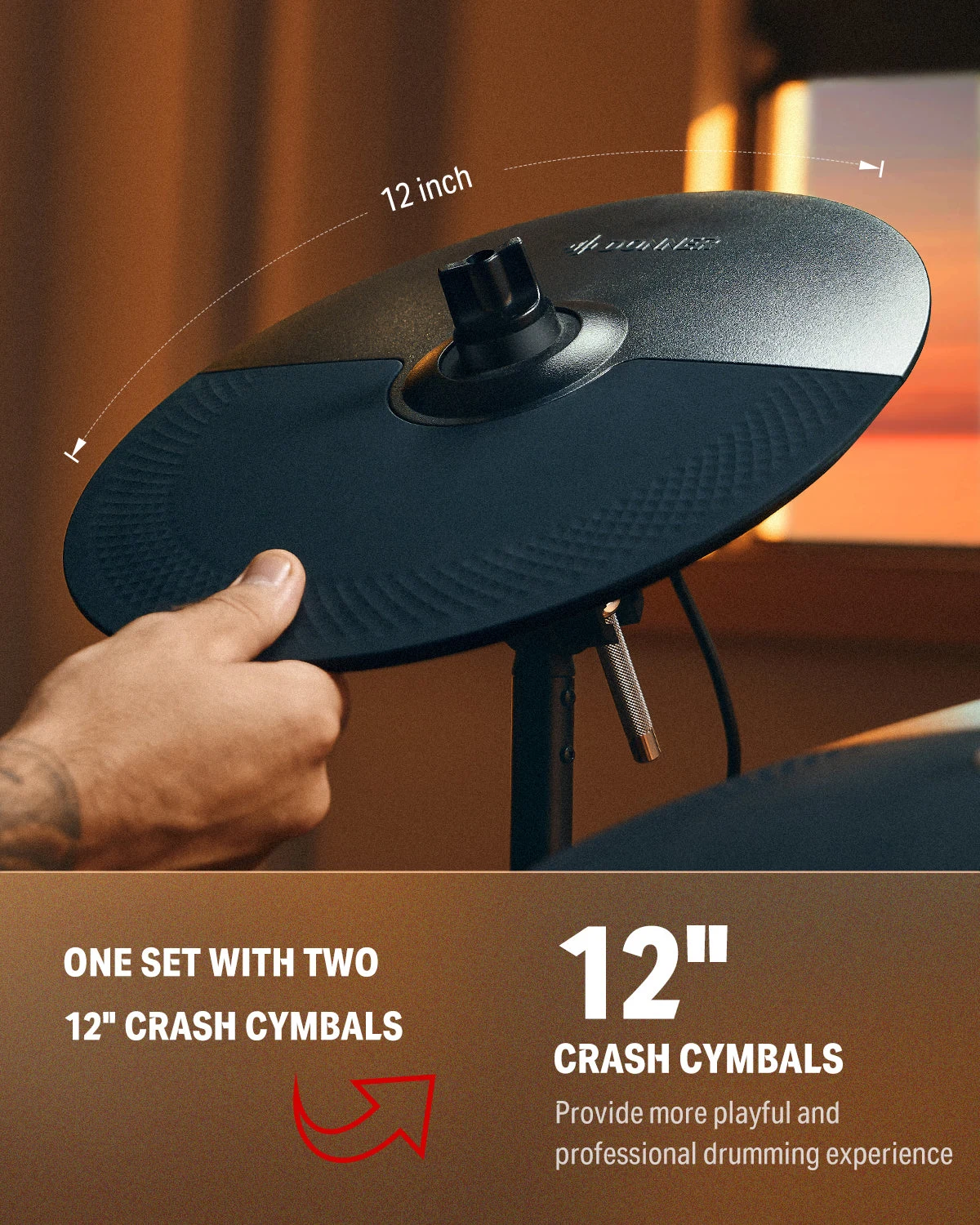 DONNER Electronic Drum Set DED 300X thumbnail 4