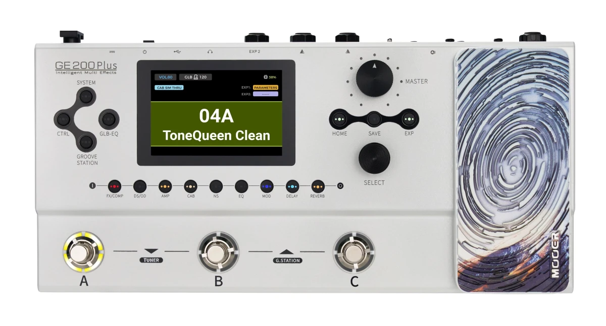 MOOER Guitar Effect Processor GE 200 thumbnail 3