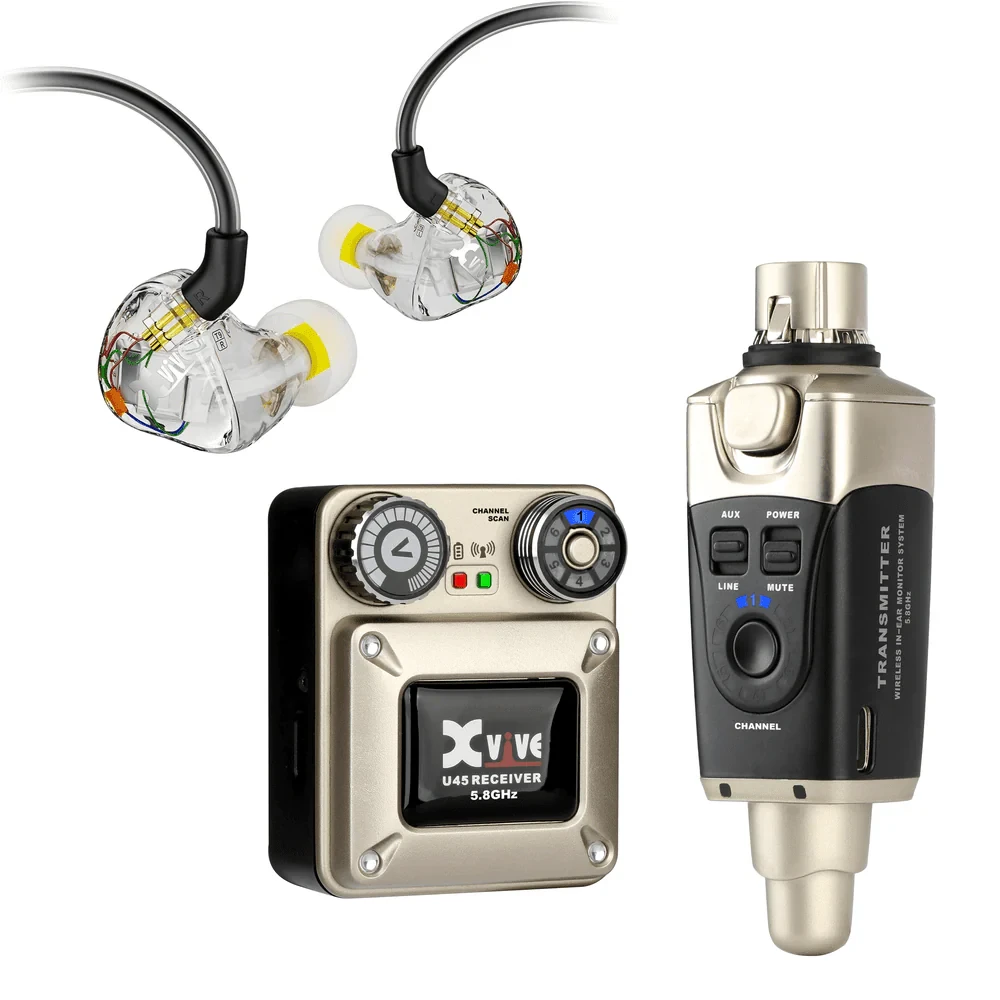 XVIVE AUDIO In-Ear Monitoring System U45T9 (With ear buds)