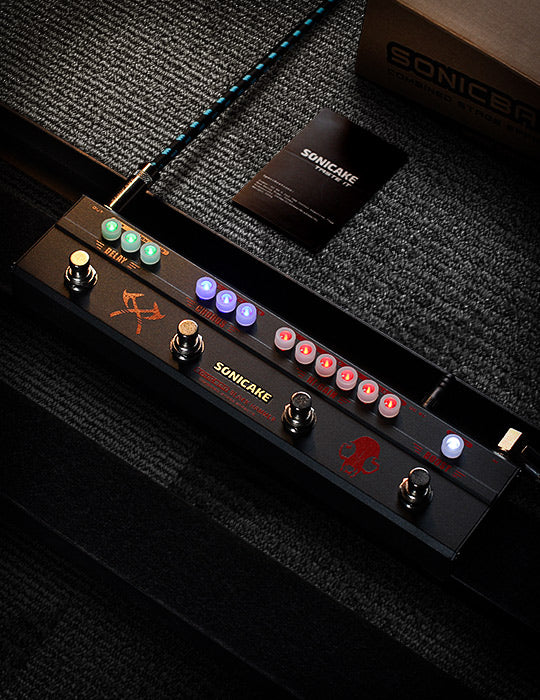 SONICAKE Multi Effect Pedal QCE-30(Black Hammer)