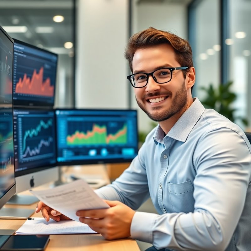 Unlocking SEO Potential service - Professional with face visible