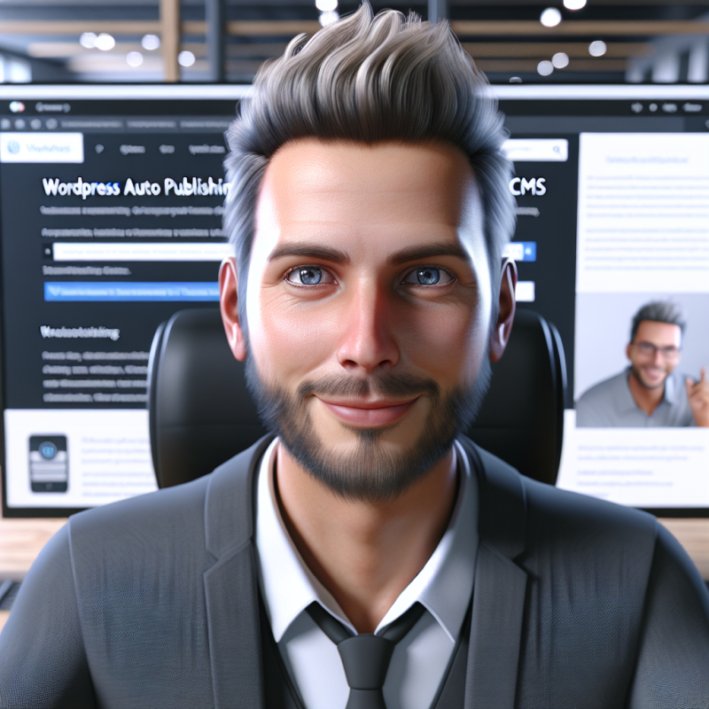Effortless Wordpress Publishing service - Professional with face visible