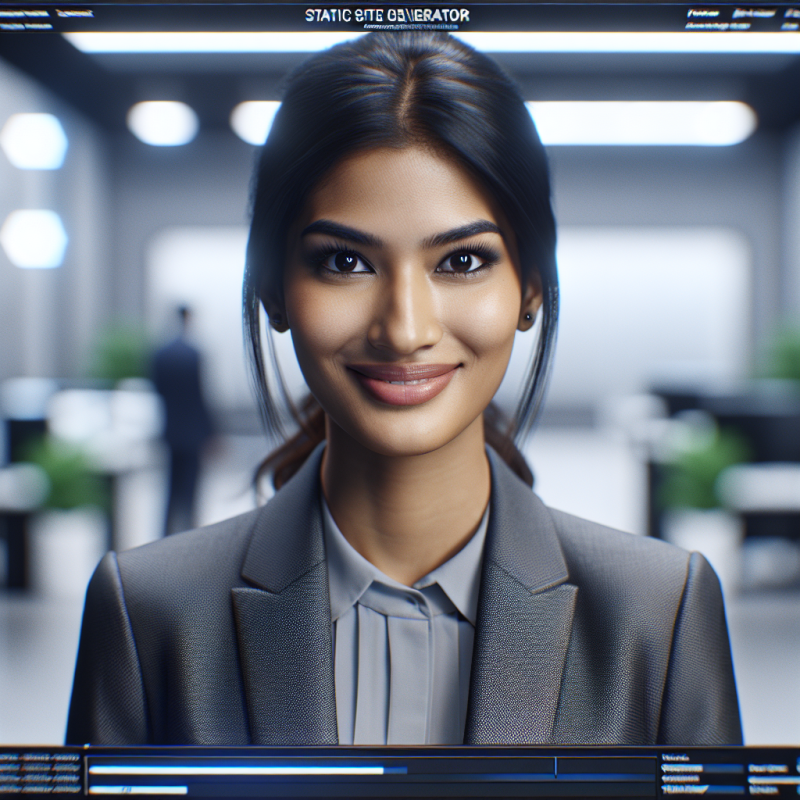 Elevate with Static Generators service - Professional with face visible