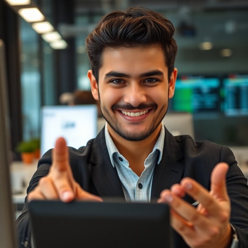 Elevate Your Digital Presence service - Professional with face visible