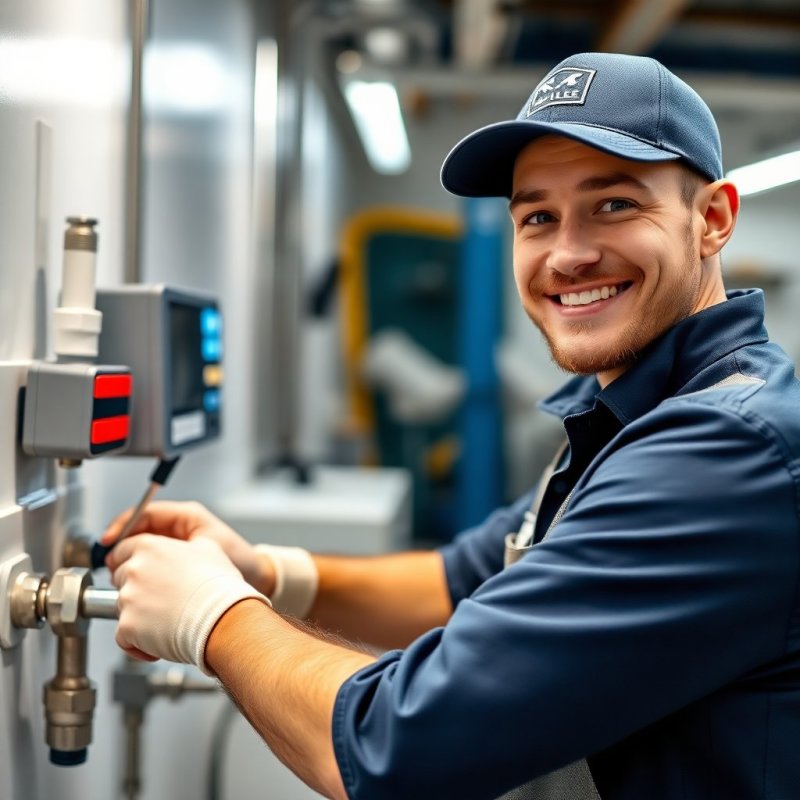 Expert Villa Plumbing Care service - Professional with face visible