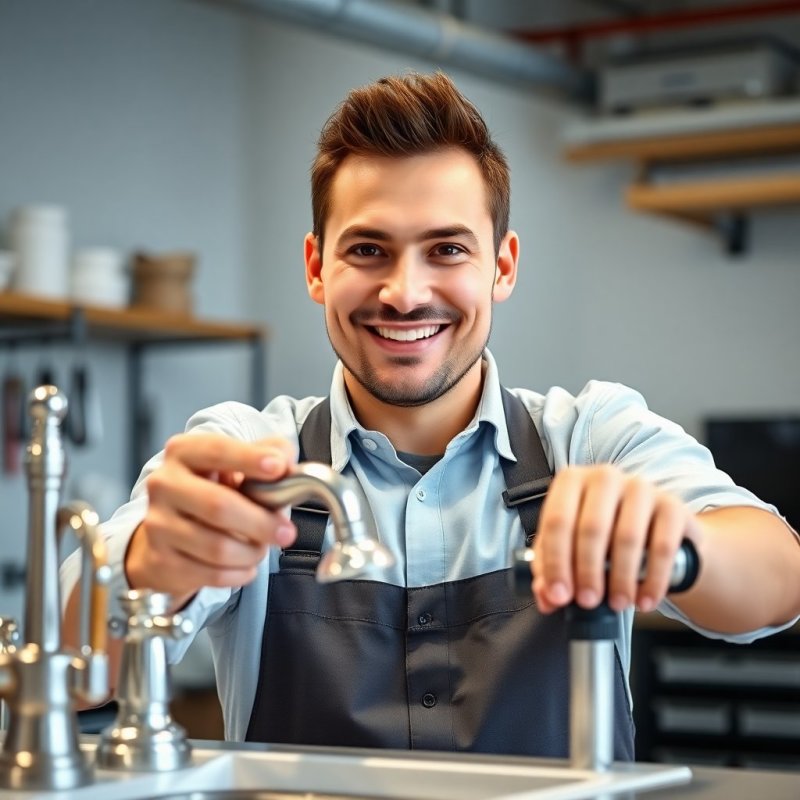 Expert Faucet Fixes in Dubai service - Professional with face visible