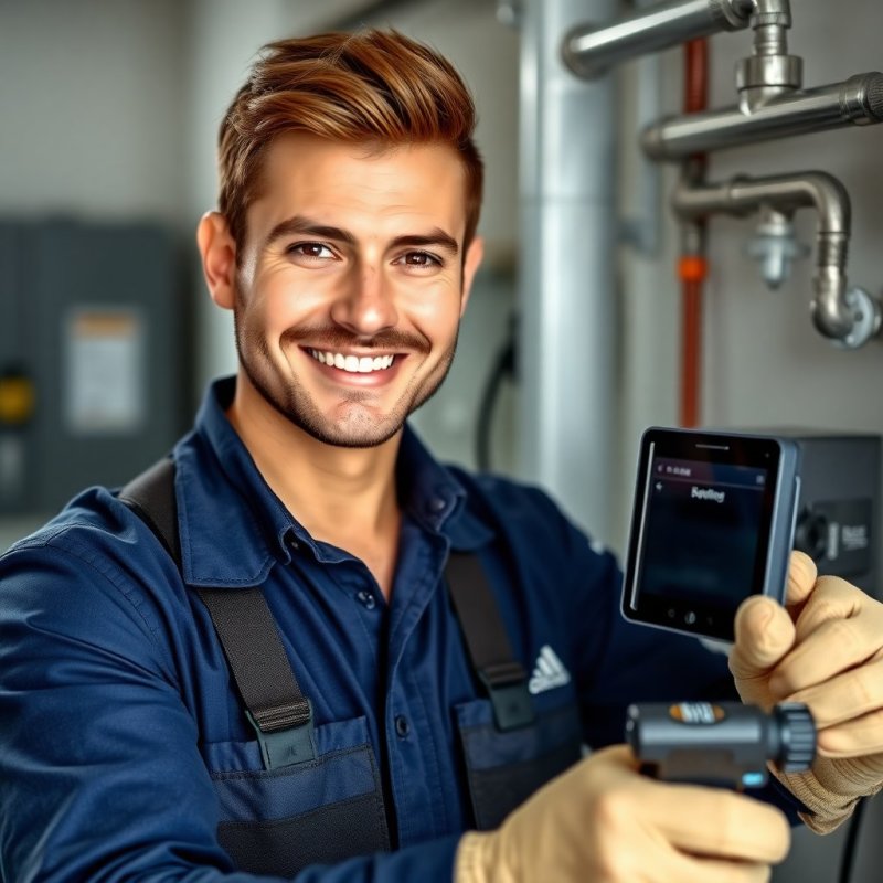 Swift Solutions for Plumbing Crises service - Professional with face visible