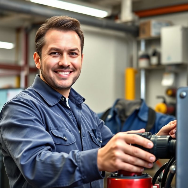 Expert Submersible Pump Solutions service - Professional with face visible