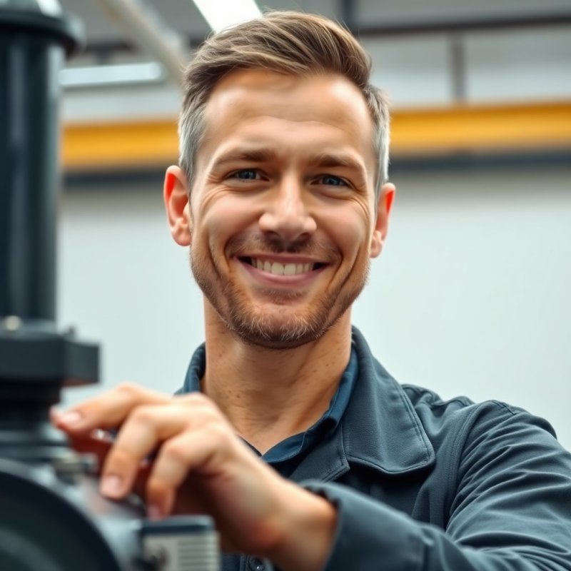 Expert Grundfos Pump Repair service - Professional with face visible