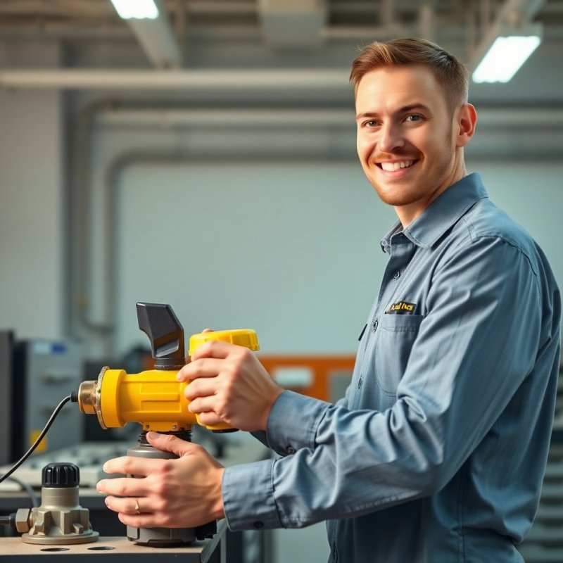 Boost Your Water Flow service - Professional with face visible