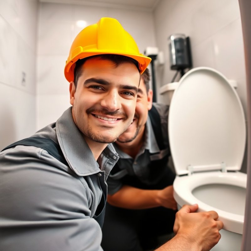 Efficient Toilet Installation Solutions service - Professional with face visible