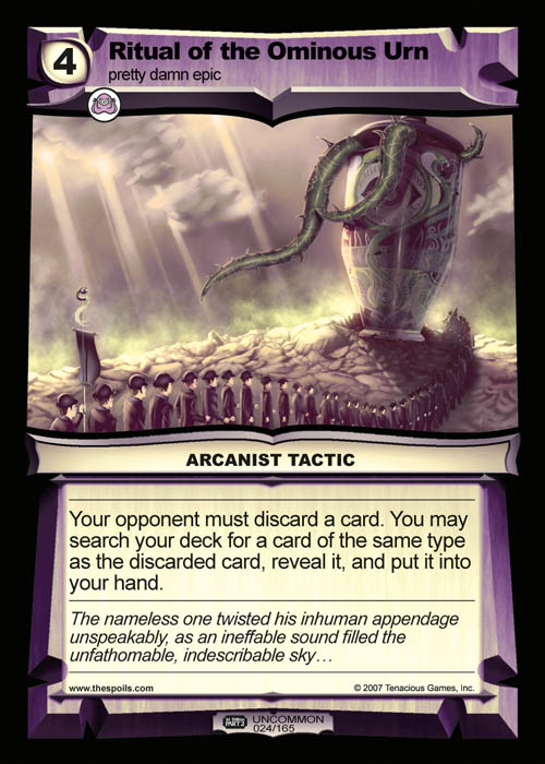 Ritual of the Ominous Urn