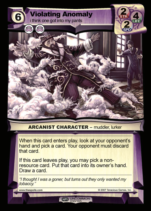 Violating Anomaly