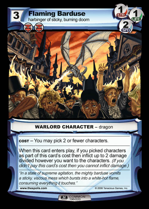 Flaming Barduse