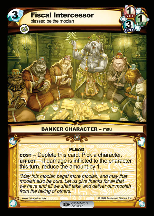 Fiscal Intercessor