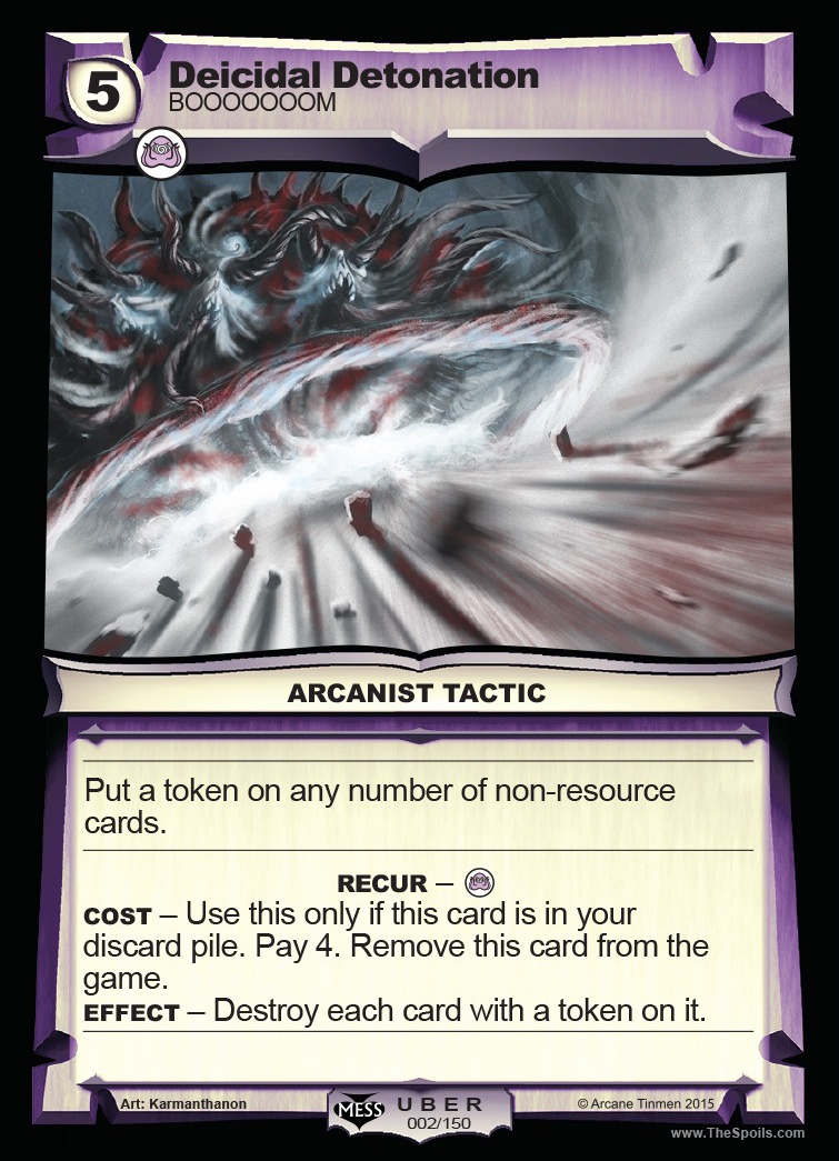 Deicidal Detonation