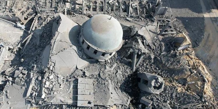 Israel Hancurkan 1.109 Masjid di Gaza