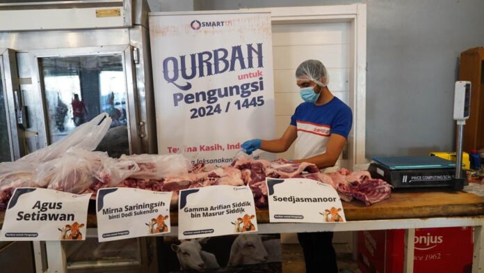 SMART171 Kirimkan Daging Qurban di 4 Wilayah, Palestina hingga Yaman
