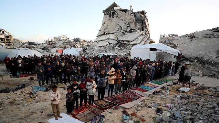 Israel Serang Gaza saat Idul Fitri, 80 Gugur