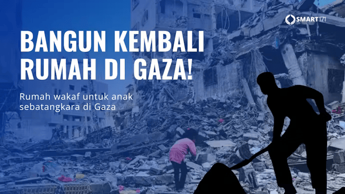 Bangun Rumah Wakaf untuk Anak Sebatangkara Gaza