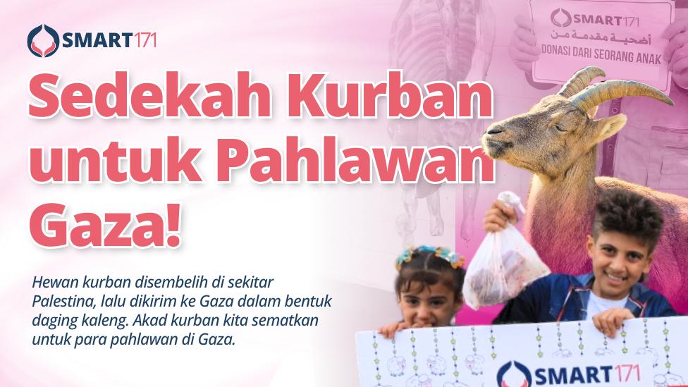 Sedekah Kurban untuk Pahlawan Gaza