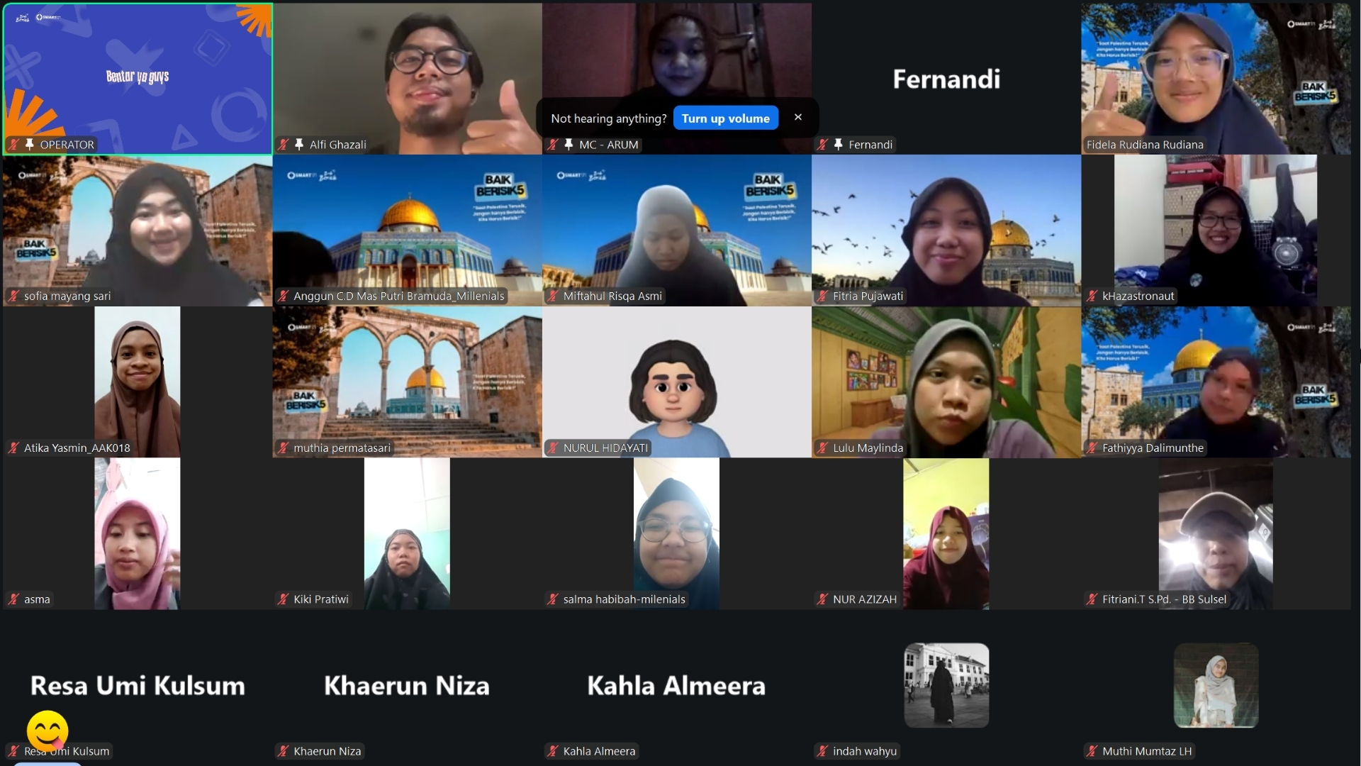 Lebih dari 70 Anak Muda Se-Indonesia Ikuti Kelas Konten Digital untuk Suarakan Isu Palestina