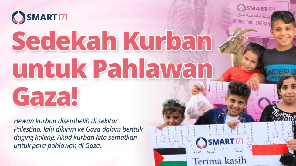Sedekah Kurban untuk Pahlawan Gaza