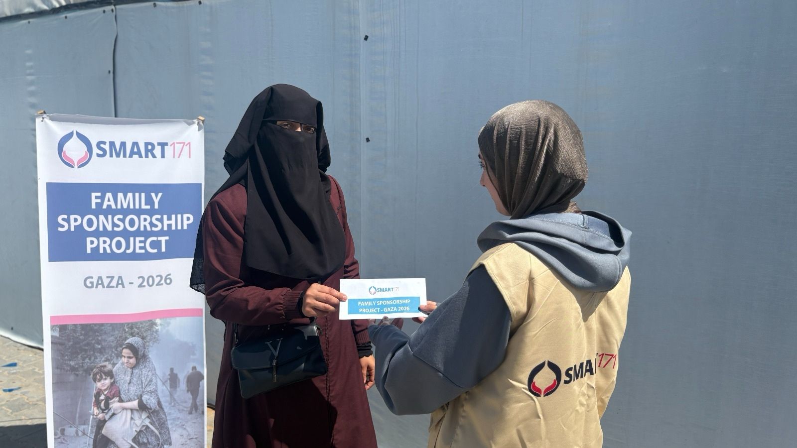 SMART 171 Ringankan Beban Ibu Tunggal Gaza Lewat Bantuan Tunai
