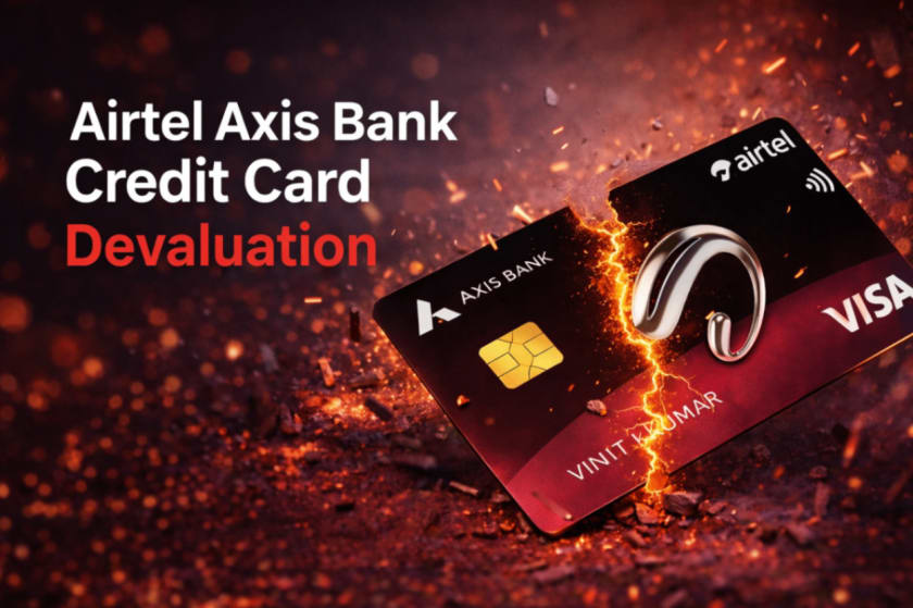 Airtel Axis Bank Credit Card Devaluation Announced; Cashback Logic Changed and Lounge Access Removed