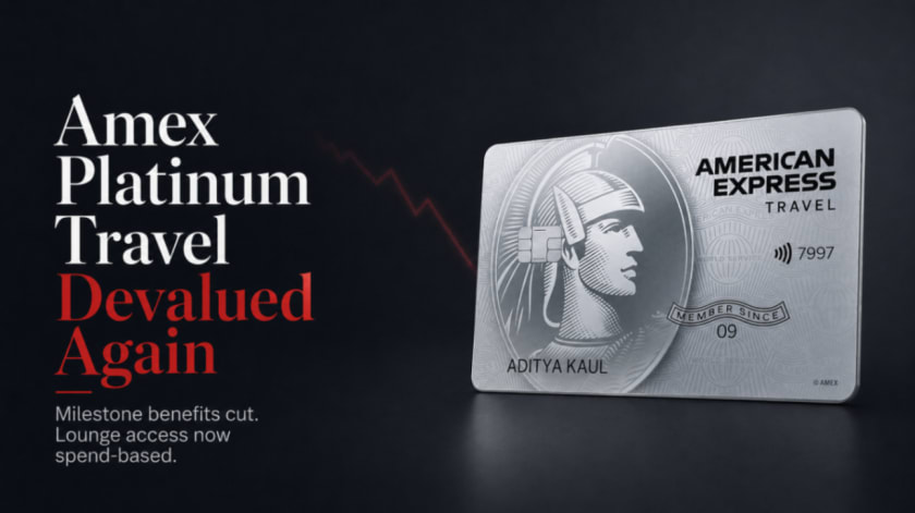 Amex Platinum Travel Devalued Again: Milestones Cut, Lounge Access Spend-Based
