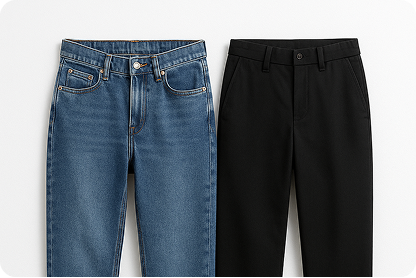 Штани та джинси