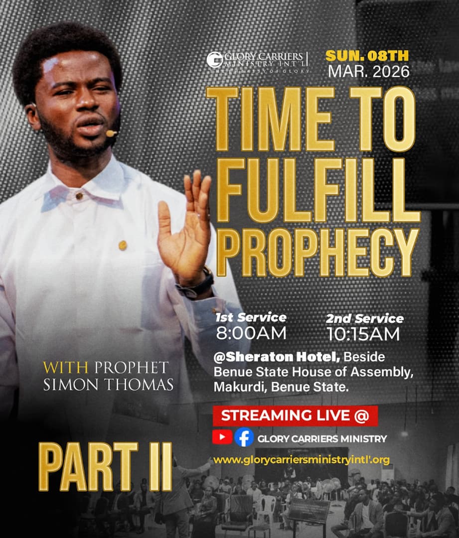 Time To Fufill Prophecy II (08032026)