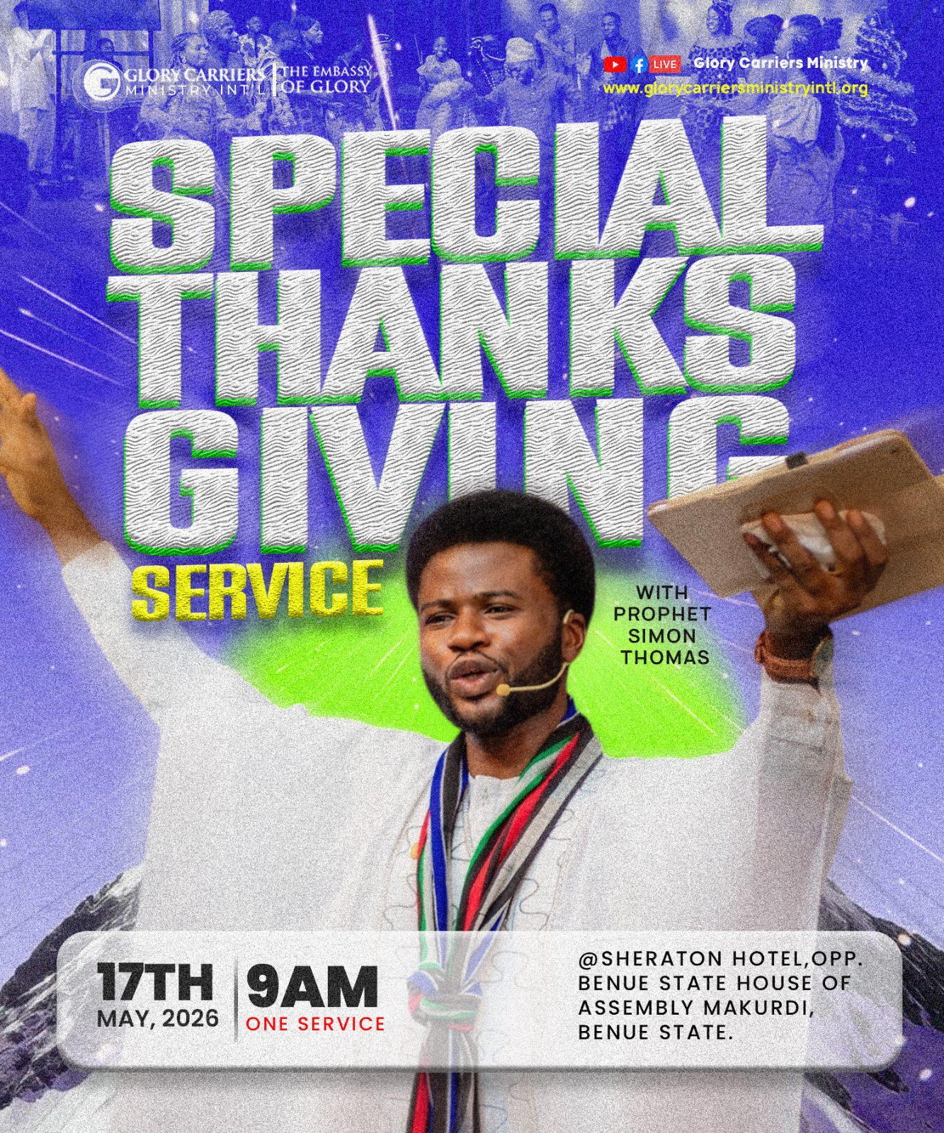 Zoe Conference Thanksgiving Service (17 05 26)