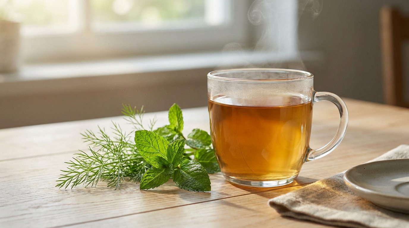 Infusion digestive menthe et fenouil
