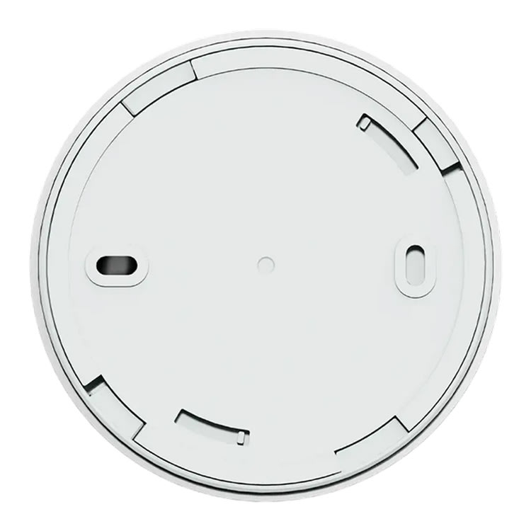 Detector de fum inteligent Aqara - spate cu sistem montaj și compartiment baterie CR123A